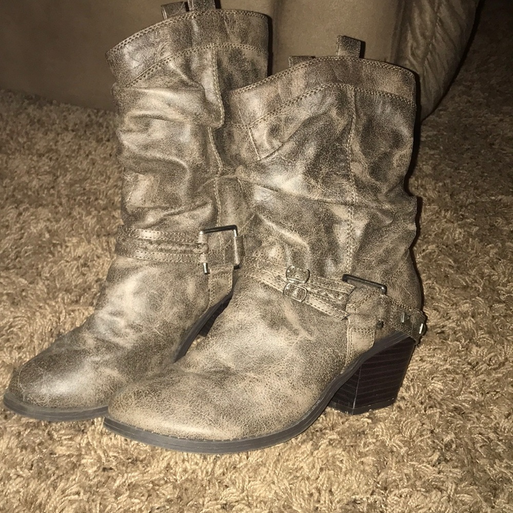 Slightly worn Charlotte Russe Booties